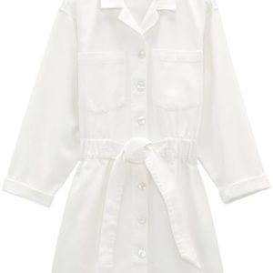 Zara tie waste dress